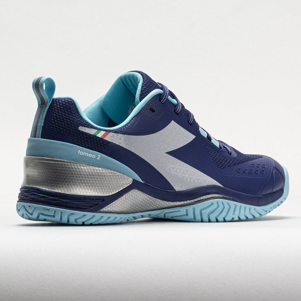 Diadora Blushield Torneo 2 AG Women's Bluepint/White/Bright Baby Blue