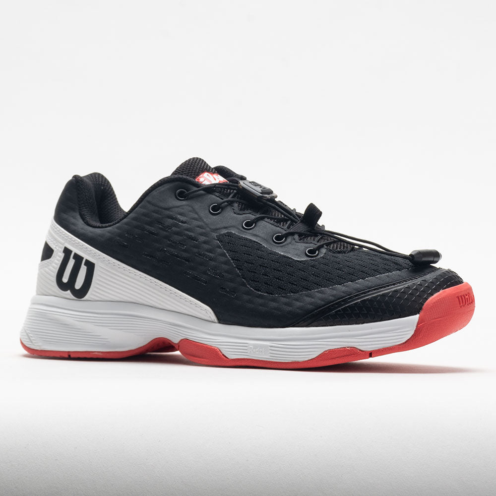 Wilson Rush Pro 4.0 Junior Quick Lace Black/White/Poppy Red