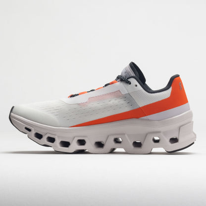On Cloudmonster Men's  Undyed White/Flame