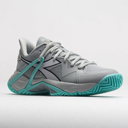 Diadora B.Icon 2 AG Women's  Silver DD/Black/Aruba Blue