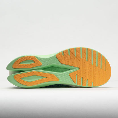 HOKA Mach X Men's  Ocean Mist/Lime Glow