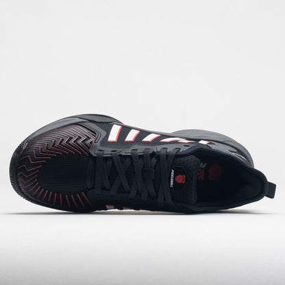 K-Swiss Pickleball Supreme Men's  Jet Black/Steel Gray/Spicy Orange