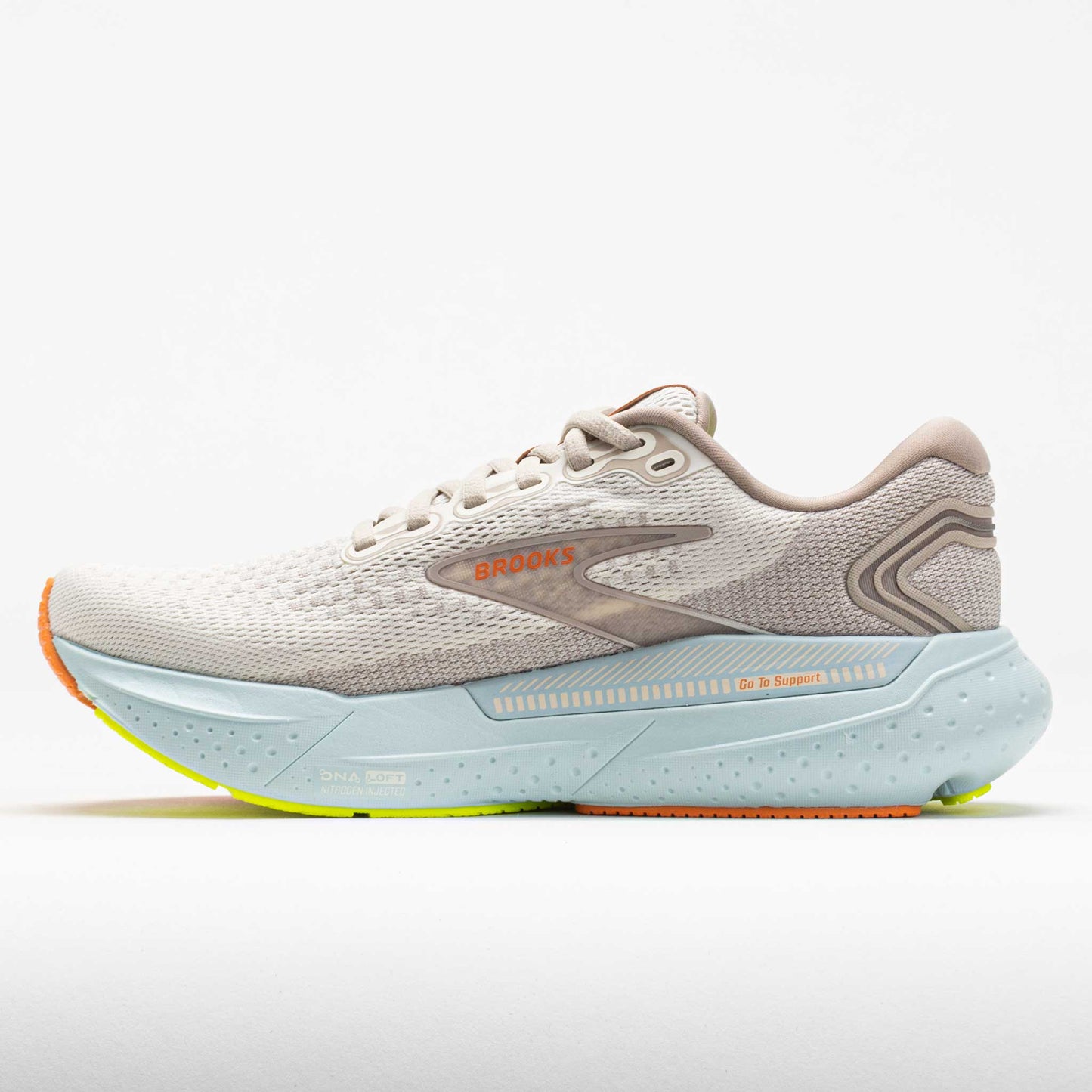 Brooks Glycerin GTS 21 Women's  Coconut/Aqua/Autumn Sunset