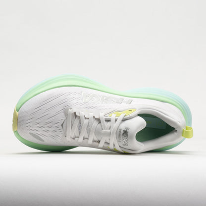 HOKA Bondi 8 Women's  Blanc de Blanc/Sunlit Ocean