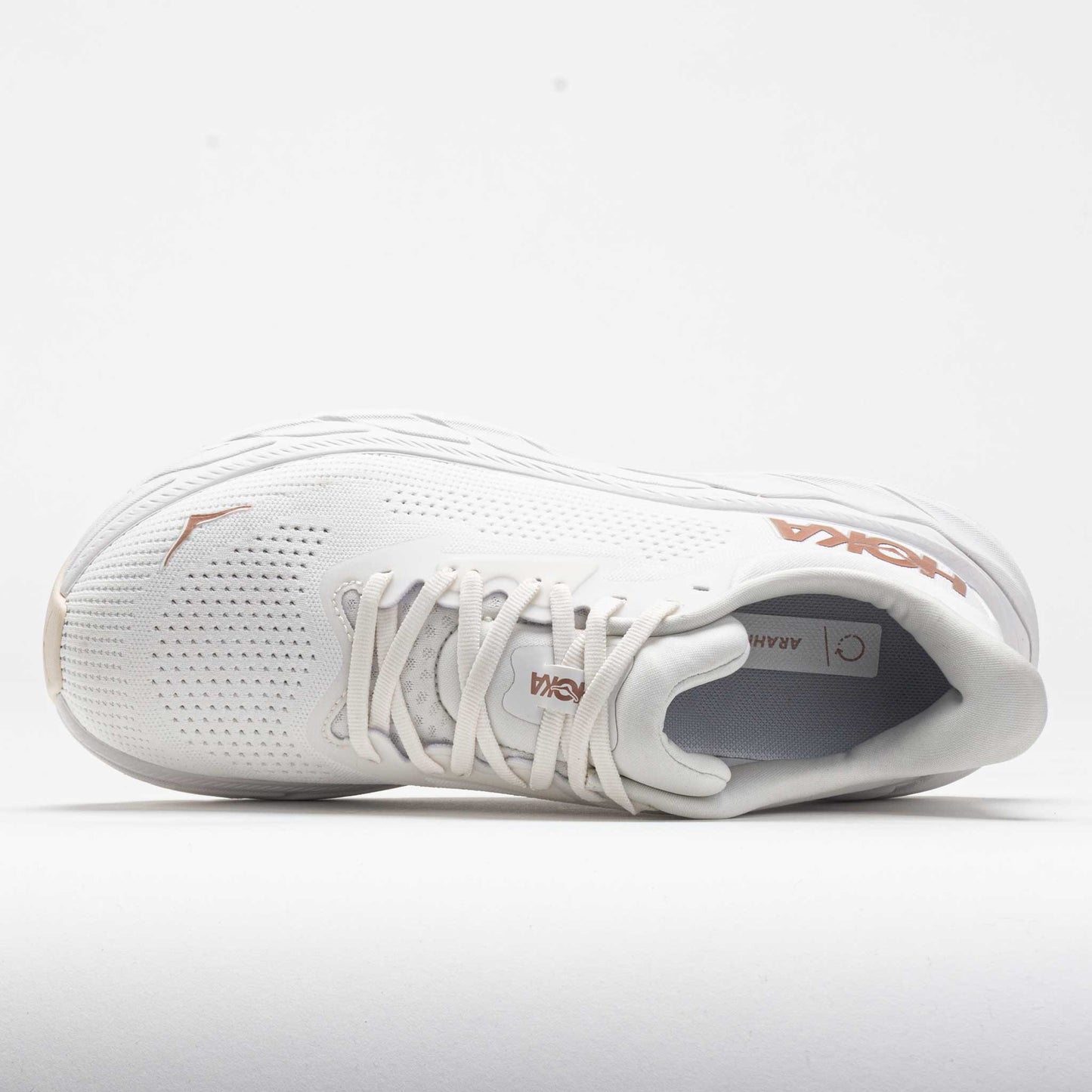 HOKA Arahi 7 Women's  Blanc de Blanc/Rose Gold