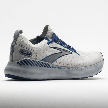 Brooks Glycerin StealthFit GTS 20 Men's  Oyster/Alloy/Blue Depths
