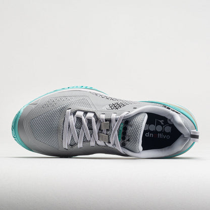 Diadora Blushield Torneo 2 AG Women's  Silver DD/Black/Aruba Blue