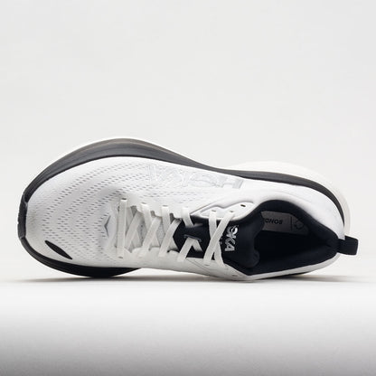 HOKA Bondi 8 Men's  White/Black