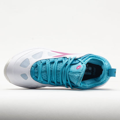 Diadora Speed Blushield Fly 3+ AG Women's  White/Aquarius/ Rhodamine