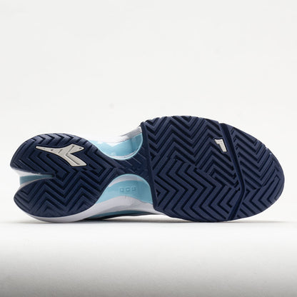 Diadora Finale AG Women's  White/Blue Print