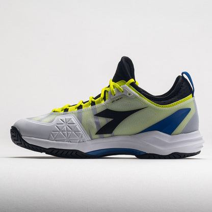 Diadora Speed Blushield Fly 4+ AG Men's  White/Black/Deja Vu Blue