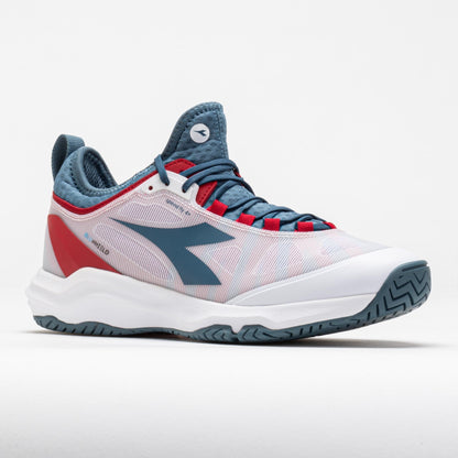 Diadora Speed Blushield Fly 4+ AG Men's  White/Oceanview/Salsa