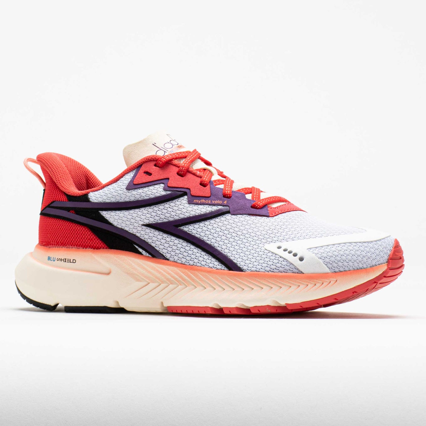 Diadora Mythos Blushield Volo 4 Women's  White/Cayenne/Sunset Purple